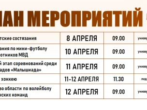 План мероприятий